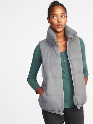 Textured Frost-Free Puffer Vest for Women | Old Navy US