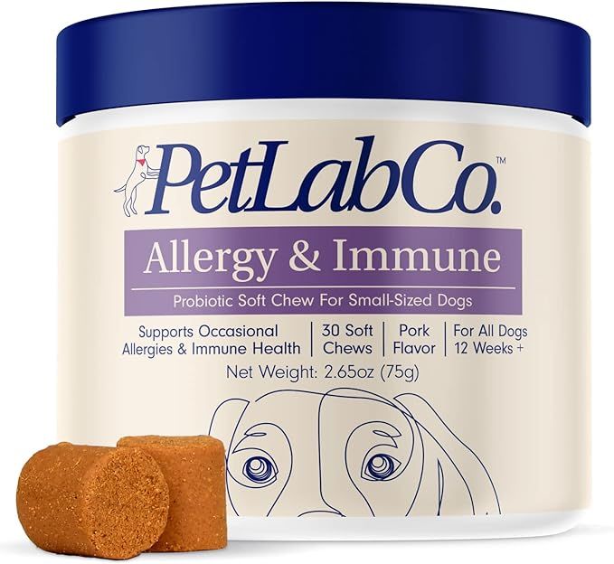 PetLab Co. Allergy & Immune Daily Probiotics for Dogs. Supports Yeast Production, Seasonal Allerg... | Amazon (US)