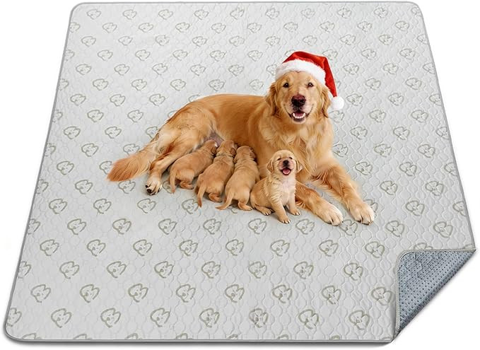 FXW Washable Pee Pads for Dogs, Super Absorbent, 63" Square, Khaki, 1 Pack | Machine washable, No... | Amazon (US)