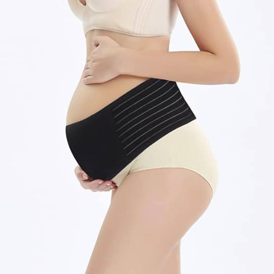 Mommy o' Clock Maternity Belly Bands for Pregnant Women, For All Stages of Pregnancy, Breathable ... | Amazon (US)