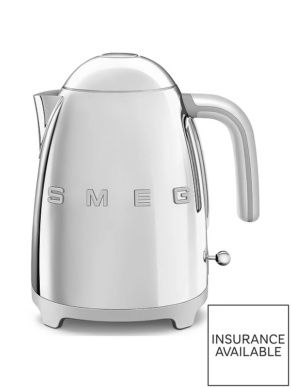 Smeg KLF03 Retro Style Jug Kettle, 300W, 1.7L - Stainless Steel | Very (UK)