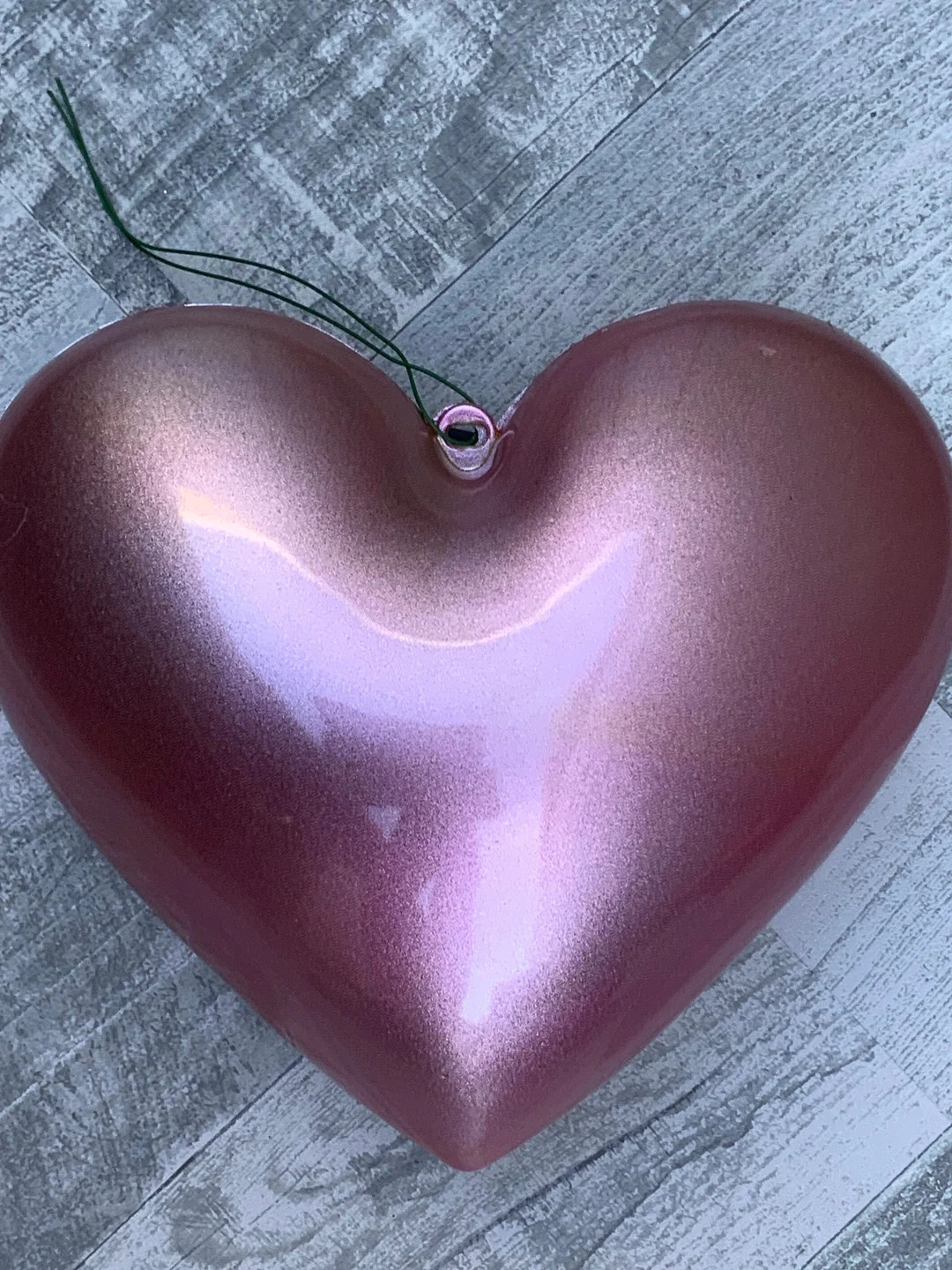 Heart, Heart Ornament, Candy Apple Heart, Light Pink, Farrisilk, Designer, 8 - Etsy | Etsy (US)