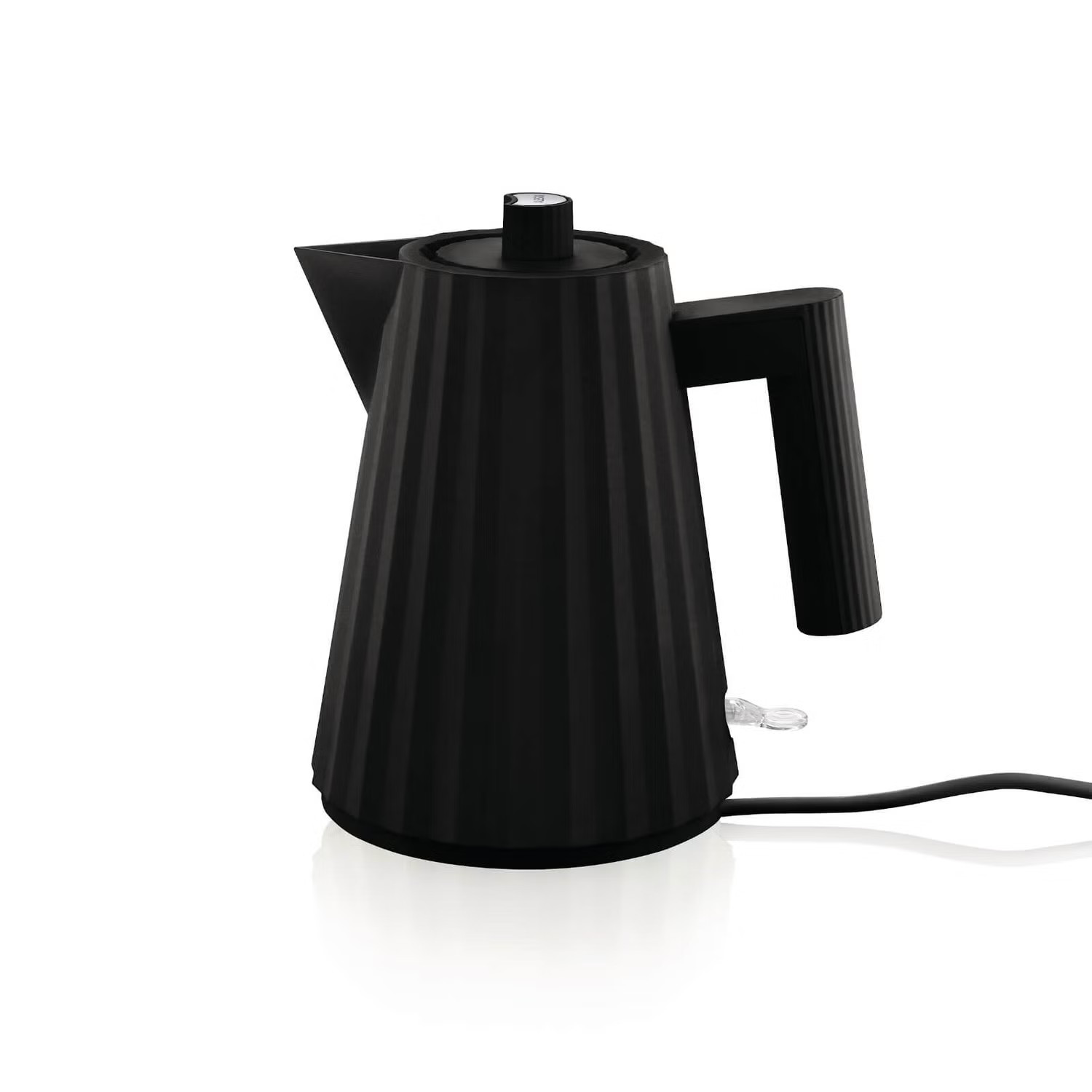 Alessi Electric Kettle - Plisse Black - 1L | The Hut (UK)