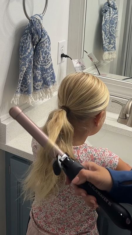 Curly ponytail this AM!🥰
Using the 1” Beachwaver and Smoothing Cream (makes such a difference taming flyaways)! 

#LTKbeauty #LTKstyletip