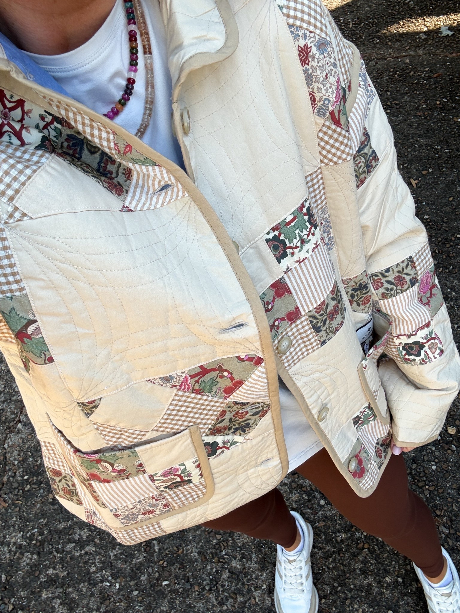 This quilted jacket is reversible! Use code YOUROCK for 20% off! 