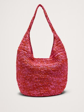 Marled Raffia Tote Bag | Banana Republic (CA)