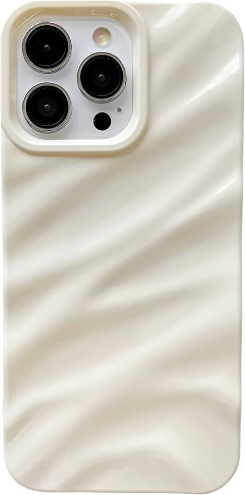 Caseative for iPhone 15 Pro Max Case,Water Ripple Pattern Curly Wave Shape Soft Compatible with i... | Amazon (US)