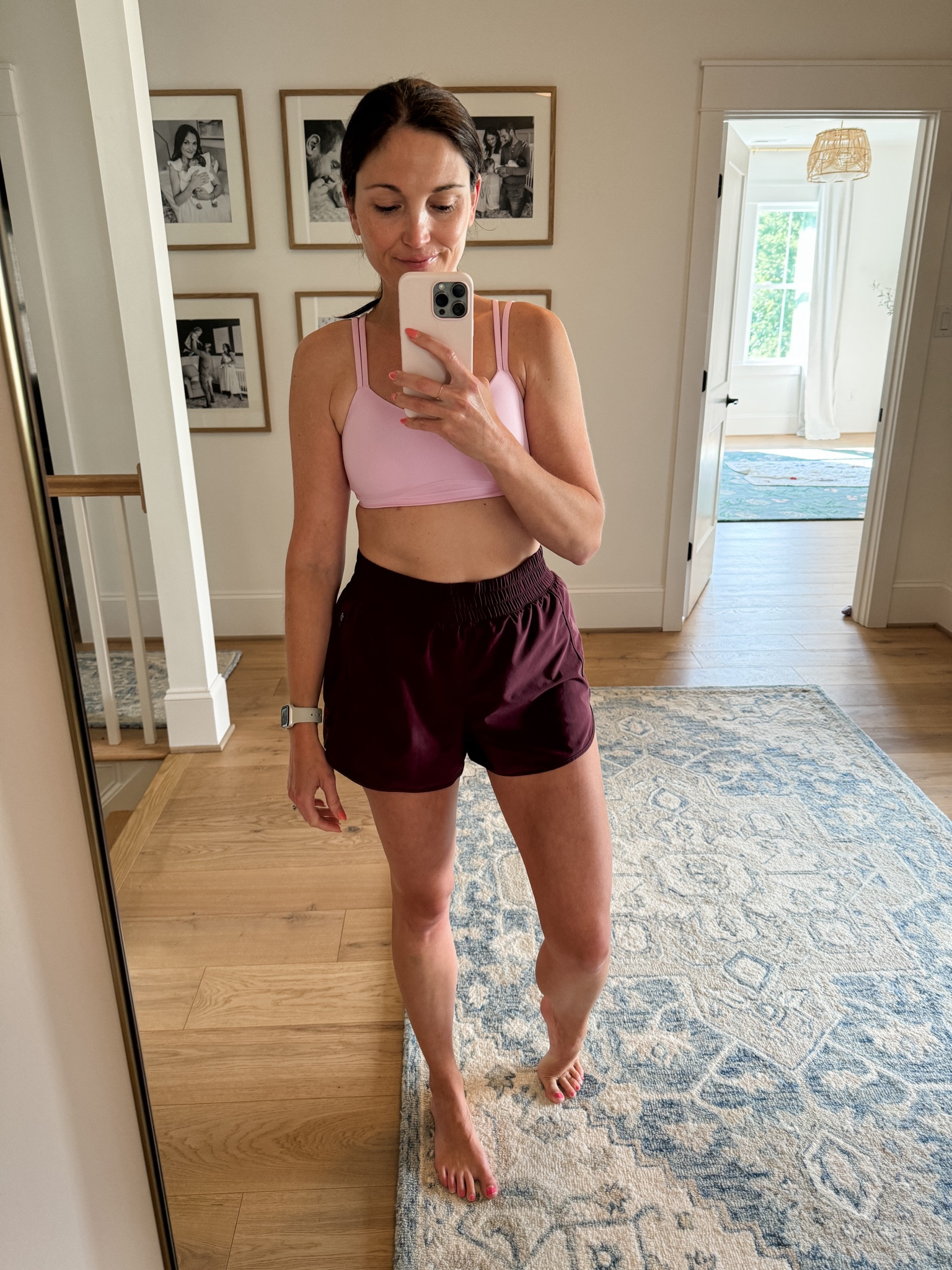 Today’s workout outfit. Like a Cloud bra + the Amazon shorts I have in a few colors. They’re similar to the Hotty Hot shorts from Lululemon. Fit is tts.

#LTKSeasonal #LTKFindsUnder100 #LTKActive