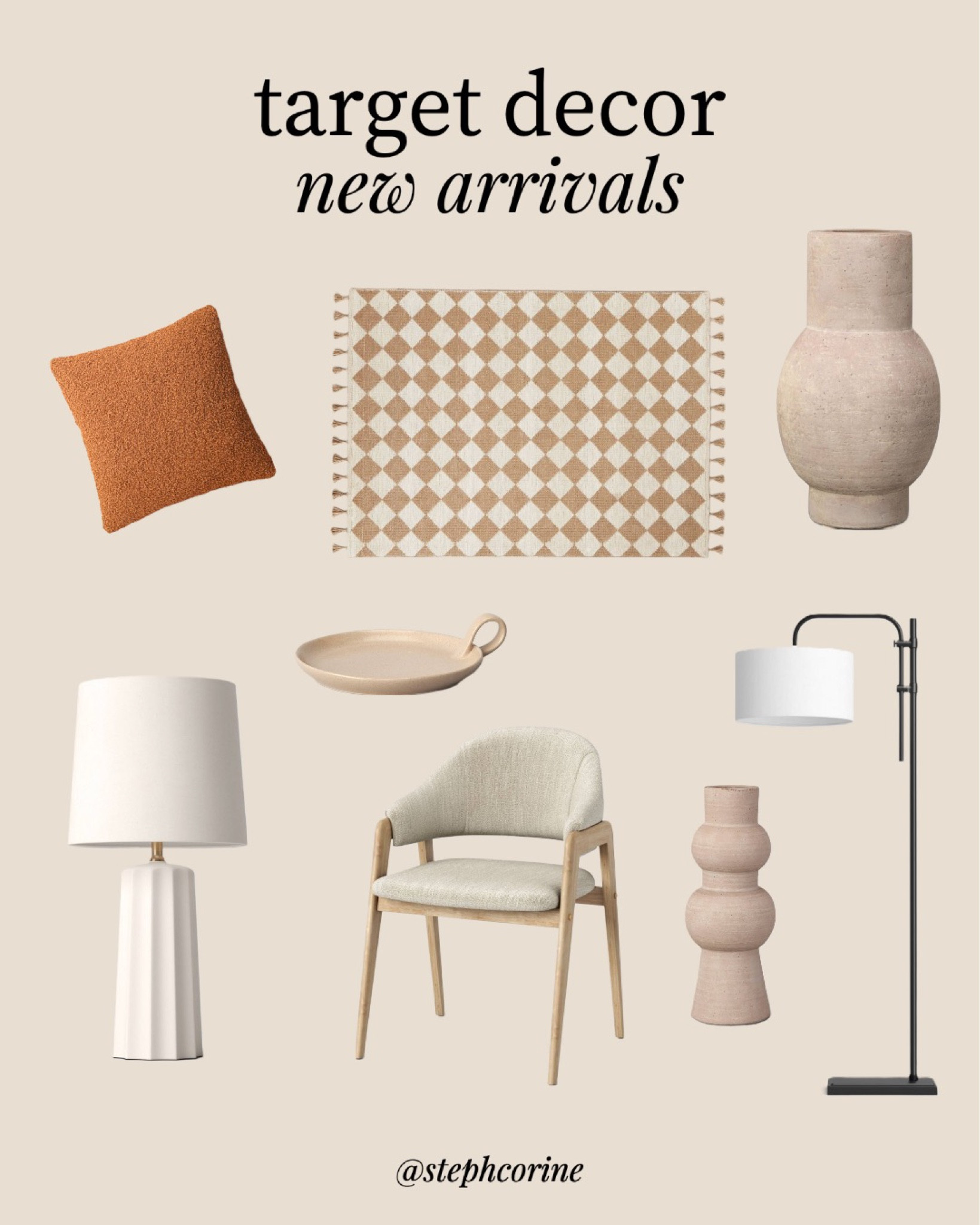 New decor arrivals from Target #target #targethome #homedecor #neutraldecor #minimalism #organicstyle #transitionalstyle 

#LTKhome #LTKSeasonal #LTKunder100