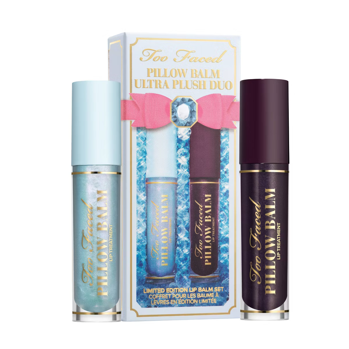Too Faced Pillow Balm Ultra Plush Lip Balm Duo Gift Set - 0.4 oz/2pc - Ulta Beauty | Target