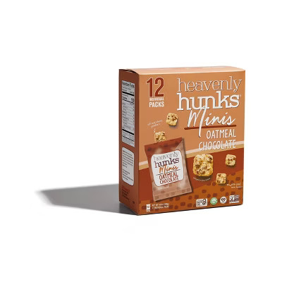 Heavenly Hunks Oatmeal Chocolate Chip Mini Cookie Bites Snack Pack - 14.4oz/12ct | Target