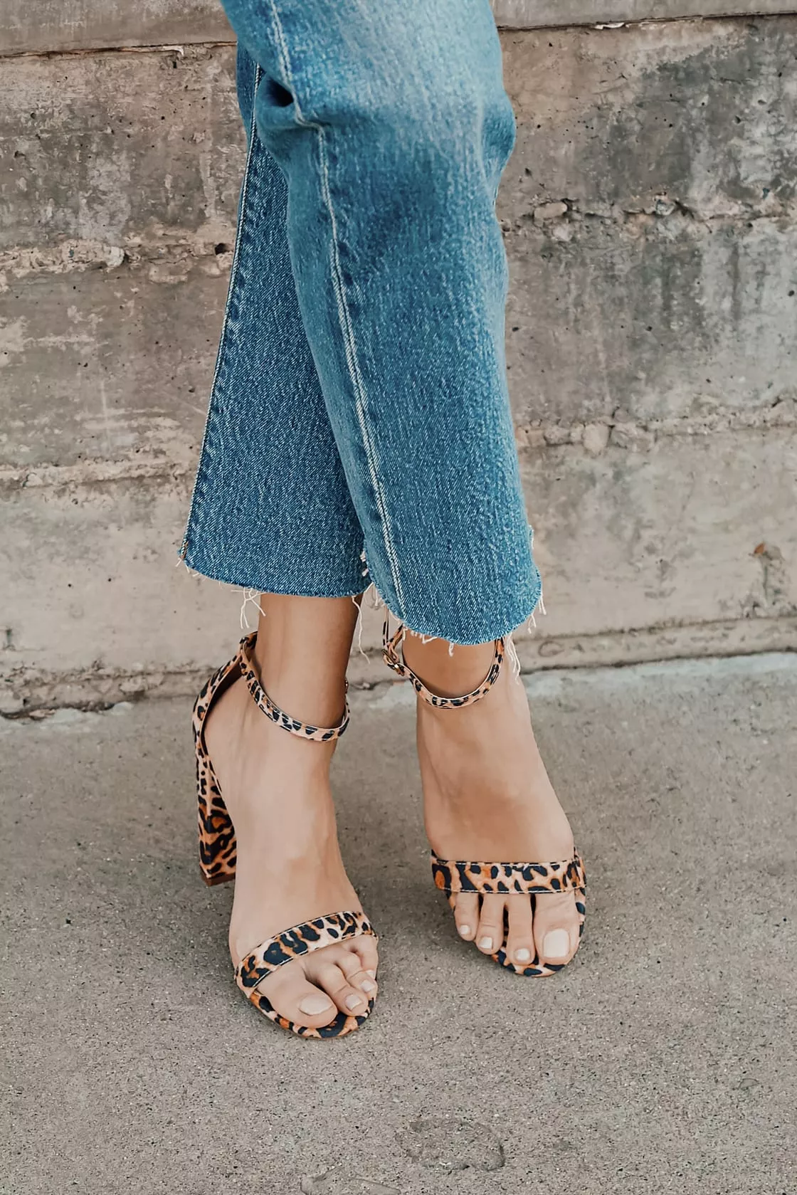 Taylor Black Suede Ankle Strap Heels