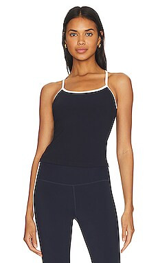 Airweight Tank in White & Indigo | Revolve Clothing (Global)