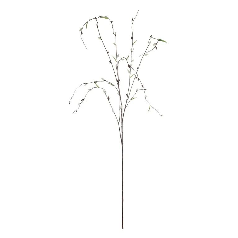 46.5-inch Artificial White-Brown Willow Flower Long Stem, for Indoor Use, by Mainstays - Walmart.... | Walmart (US)