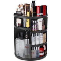 360 Rotating Makeup Organizer Diy Adjustable Storage Spinning Holder Rack Cosmetics Box Vanity Shelf | Etsy (US)