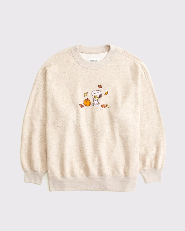 Women's Snoopy Graphic Vintage Sunday Crew | Women's Tops | Abercrombie.com | Abercrombie & Fitch (US)