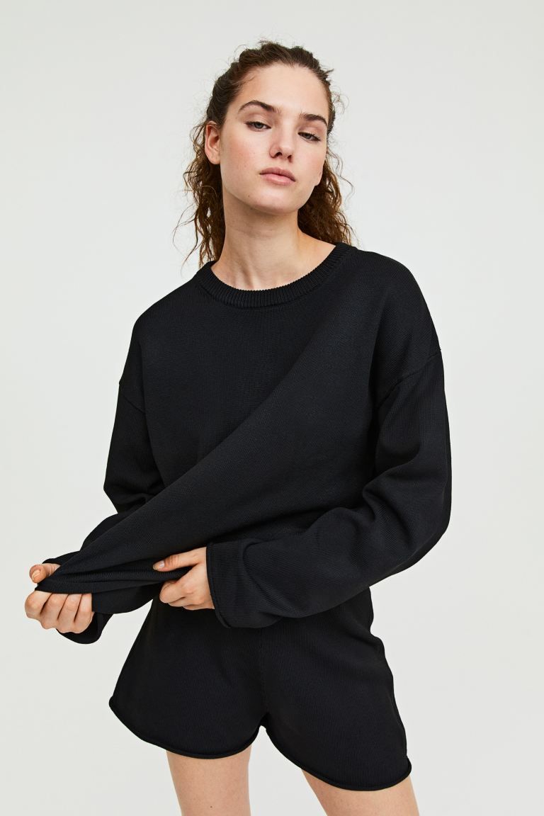 Fine-knit Sweater - Black - Ladies | H&M US | H&M (US + CA)