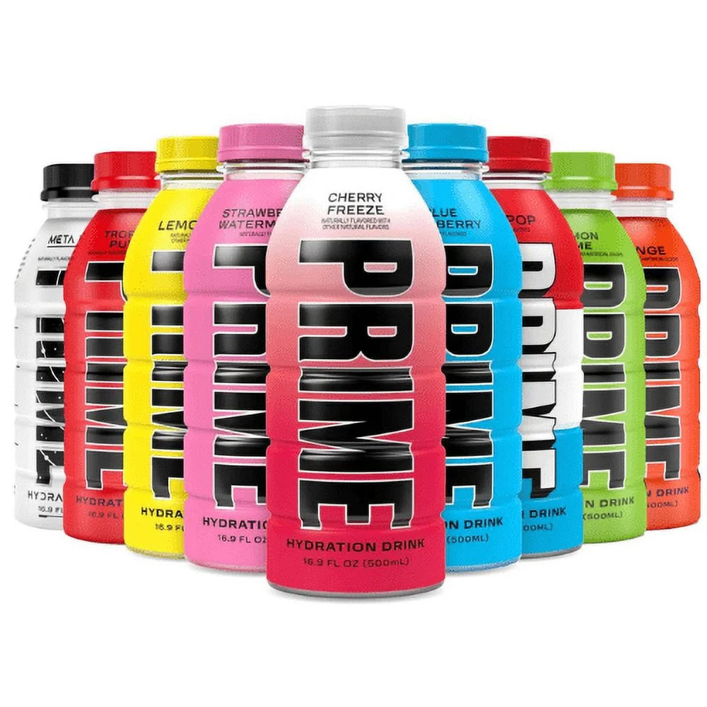 LIMITED EDITION! Prime Hydration Drink Variety Pack - Cherry Freeze, Blue Raspberry, Ice Pop, Tro... | Walmart (US)