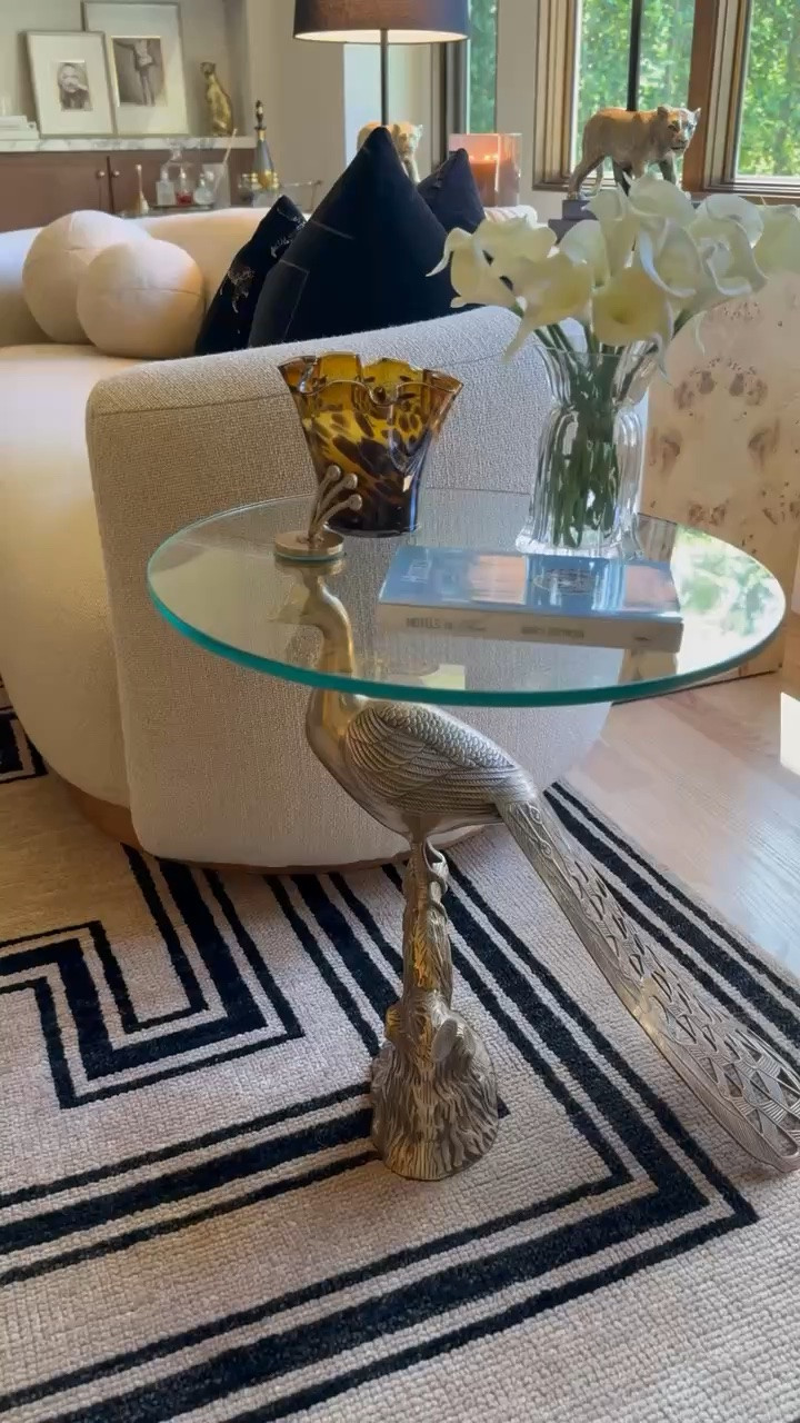 It doesn’t get more chic than this peacock side table 🦚

#LTKHome #LTKdayinmylife #LTKvlog