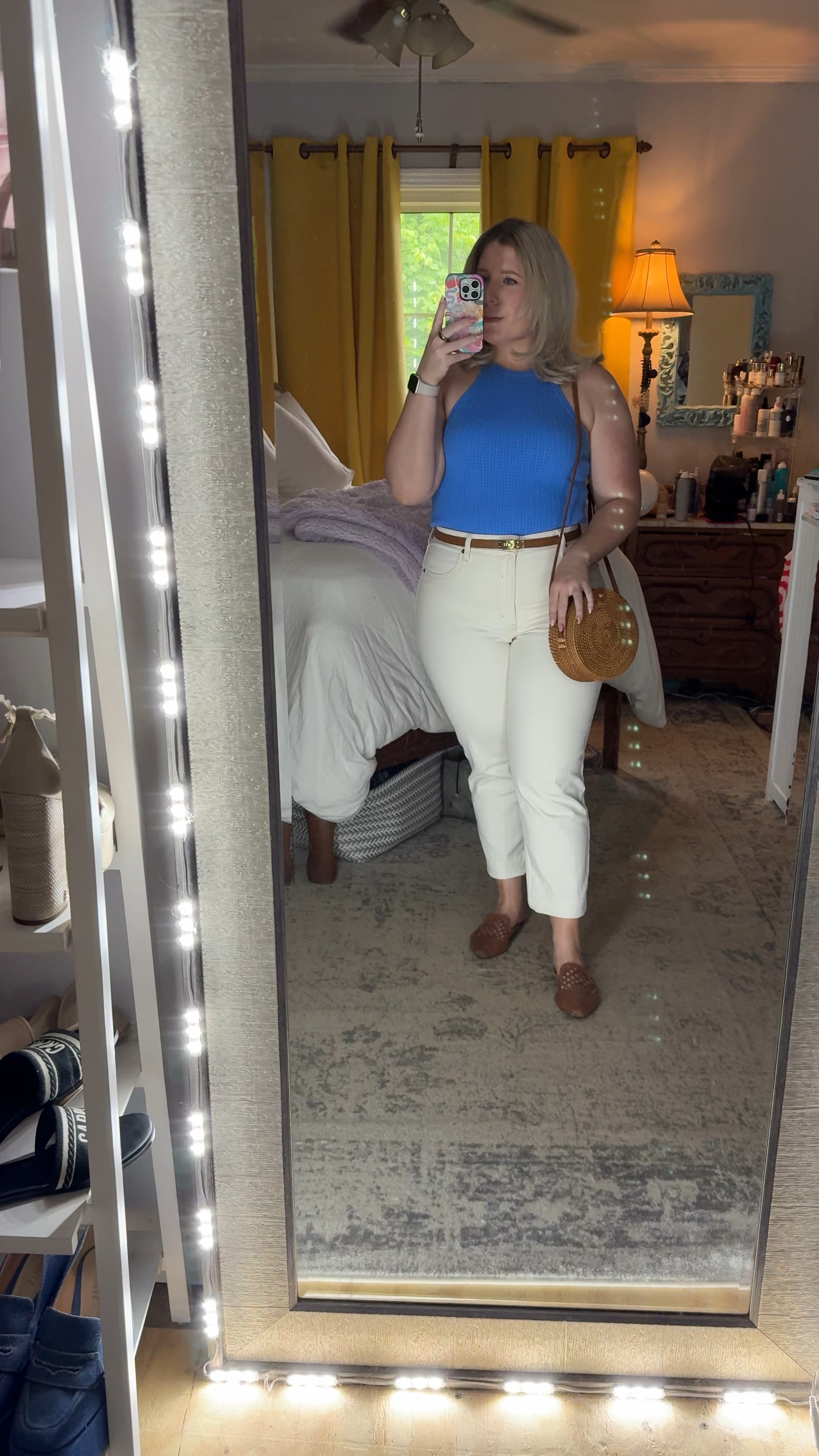 The perfect Summer Outfit, travel outfit and white denim on repeat

#LTKFindsUnder100 #LTKMidsize