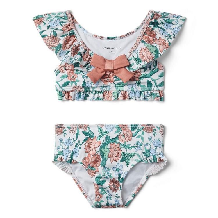 Floral Bow 2-Piece Swimsuit | Janie and Jack