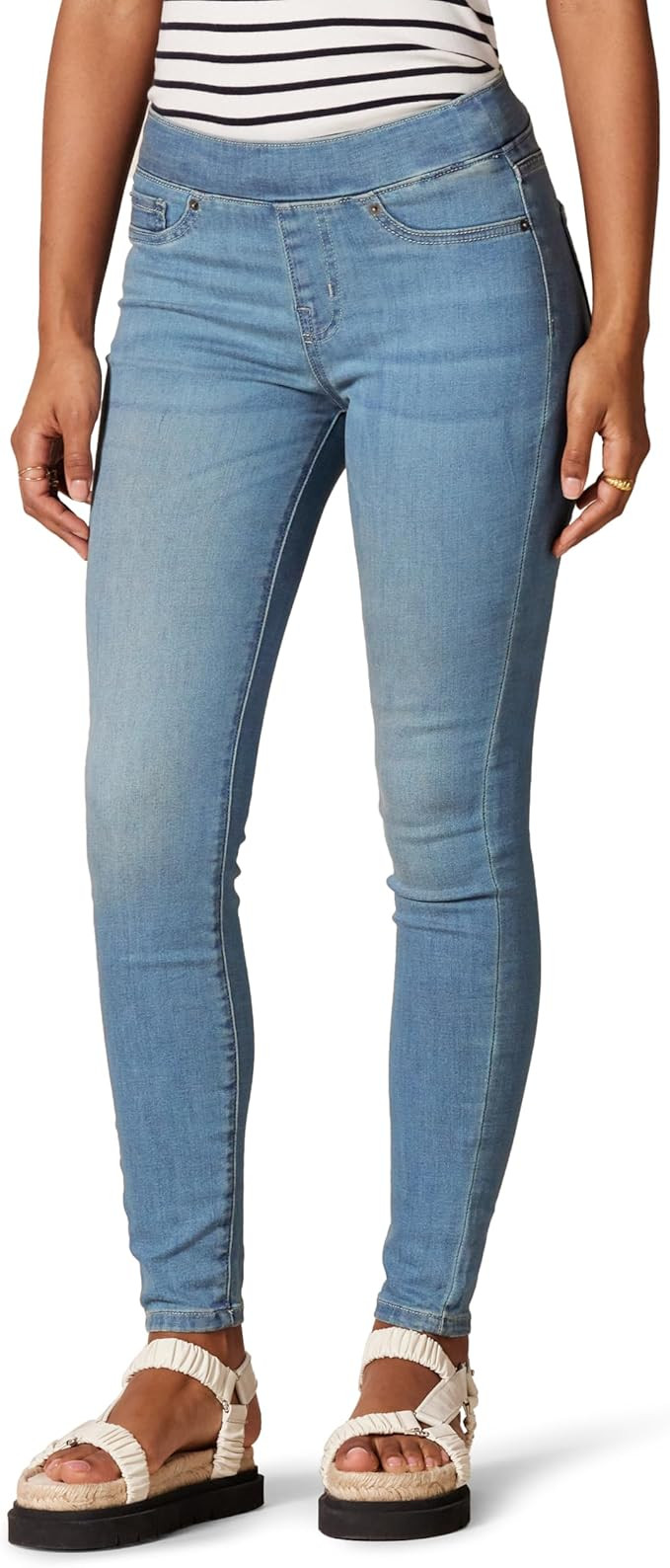 Amazon Essentials Women's Mid-Rise Stretch Pull-On Jegging (Available in Plus Size) | Amazon (US)