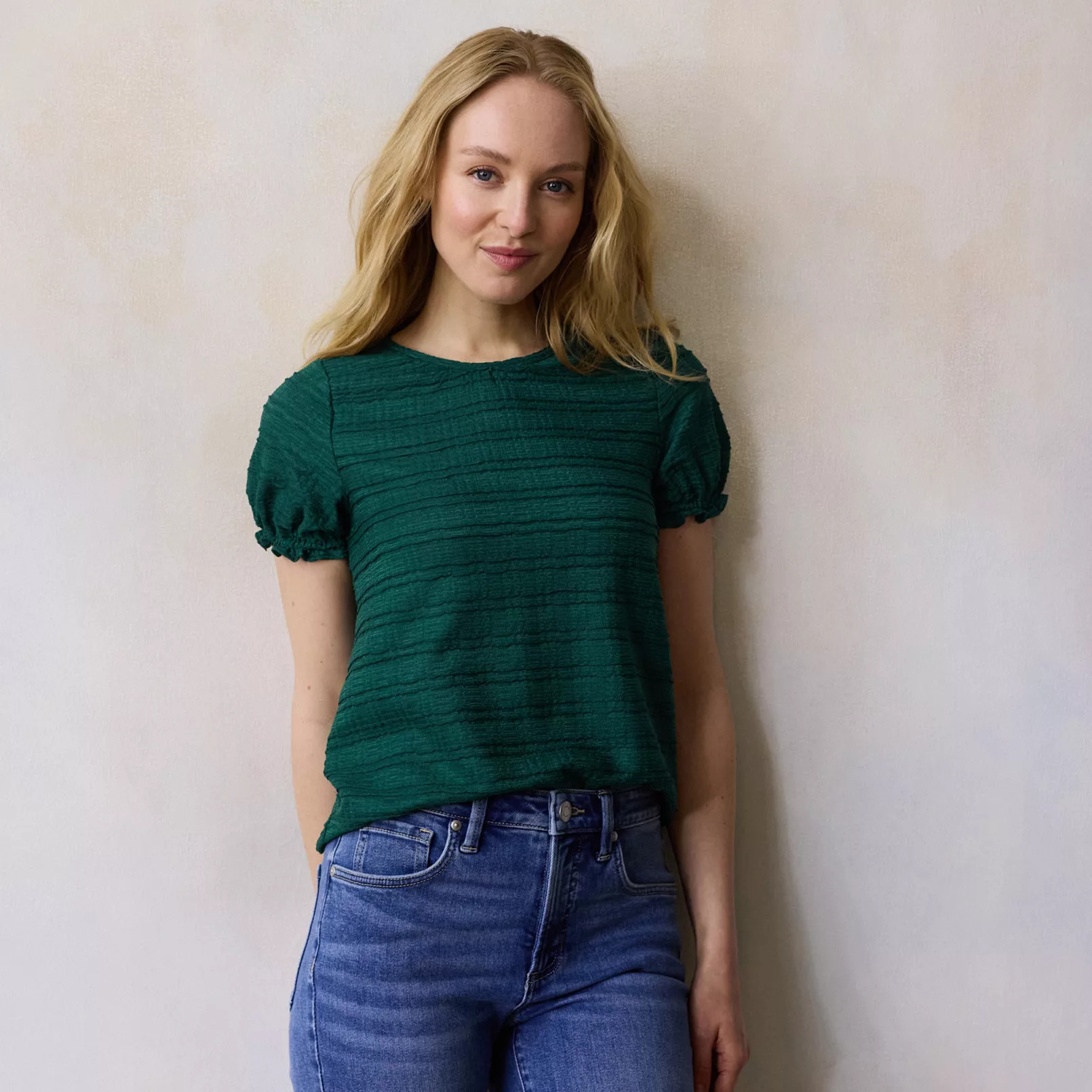 Women's LC Lauren Conrad Puff Sleeve Top | Kohl's