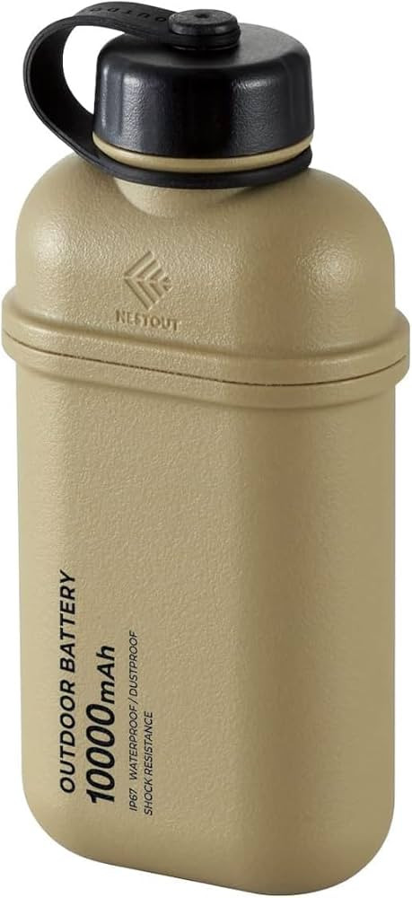 ELECOM NESTOUT 10000mAh Rugged Power Bank, Outdoor Battery Pack, 20W USB C Fast Charging PD, Wate... | Amazon (US)