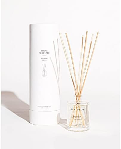 Brooklyn Candle Studio Reed Diffuser Set – Santorini –Red Currant and Amber – 8 Rattan Diffuser Reed | Amazon (US)