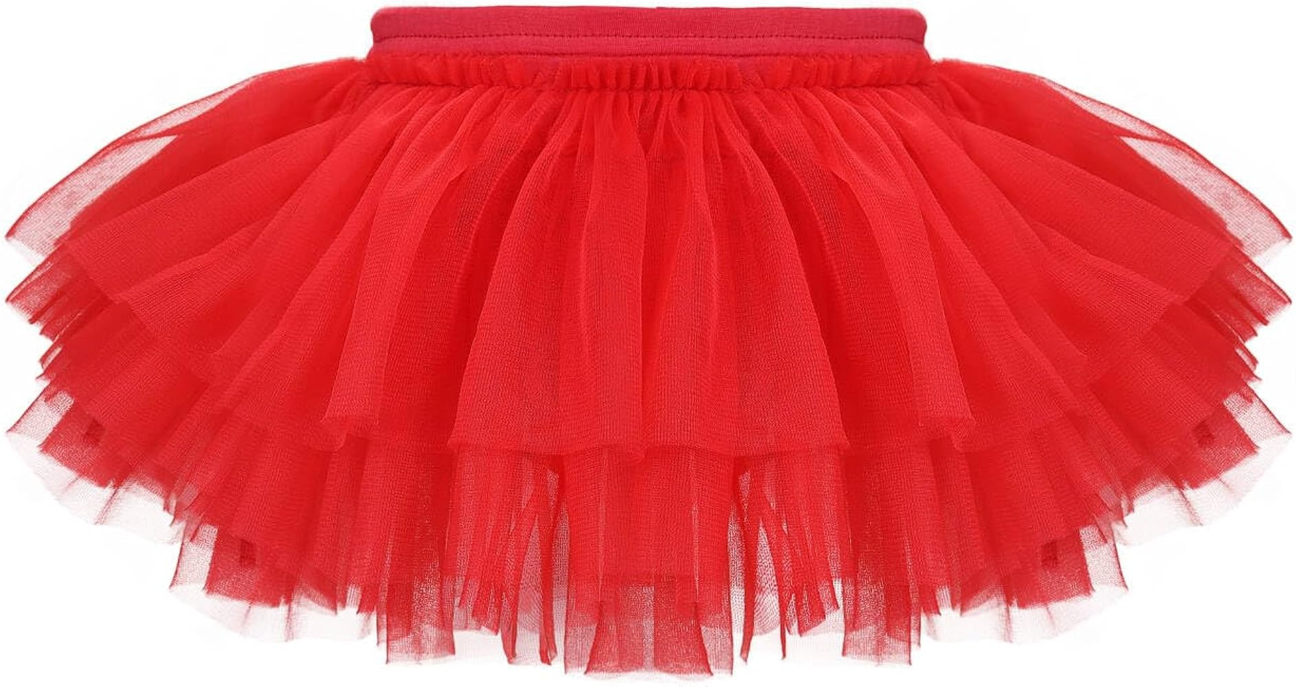Baby Girls Soft Fluffy Tutu Skirt with Diaper Cover, Tulle Dress Skirt 3 Layers Soft for Newborn,... | Amazon (CA)