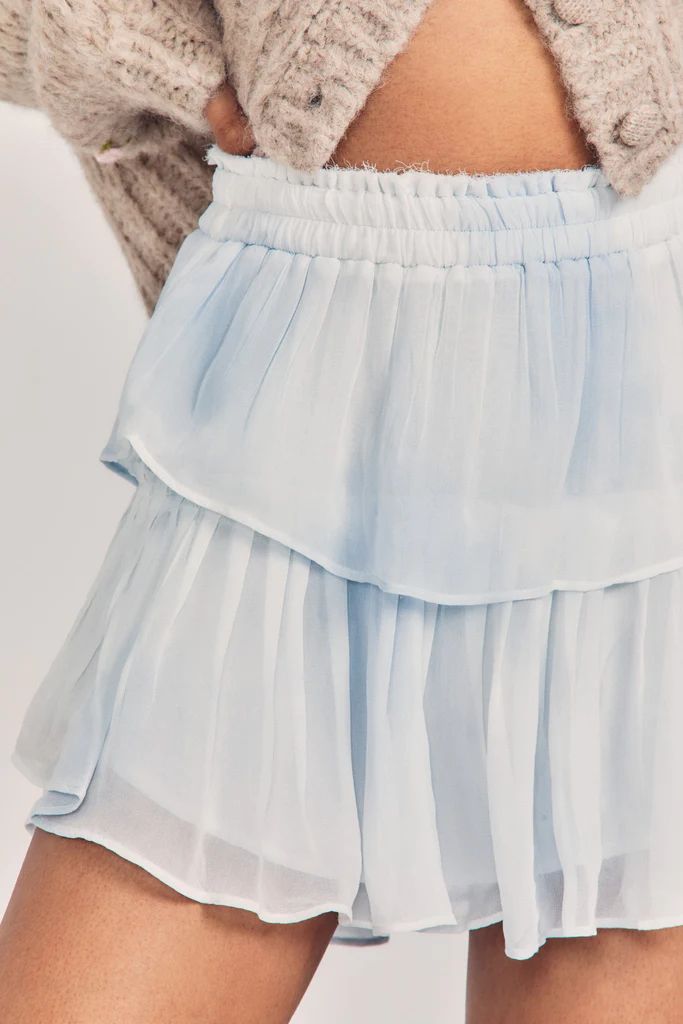 Ruffle Mini Skirt | LOVESHACKFANCY