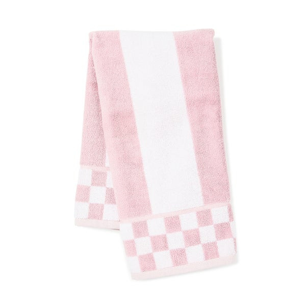 MacKenzie-Childs Rosy Stripe Hand Towel | MacKenzie-Childs