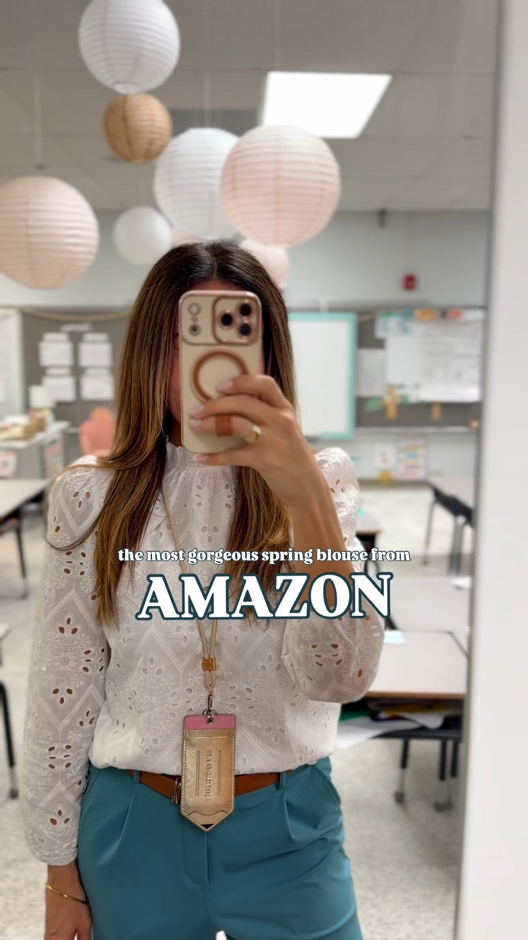 The most gorgeous spring blouse for under $15 on sale! 

Perfect for work, Easter or a date night out. 

teacher OOTD, lace top, spring blouse, Amazon blouse 





#LTKSeasonal #LTKWorkwear #LTKSpringSale