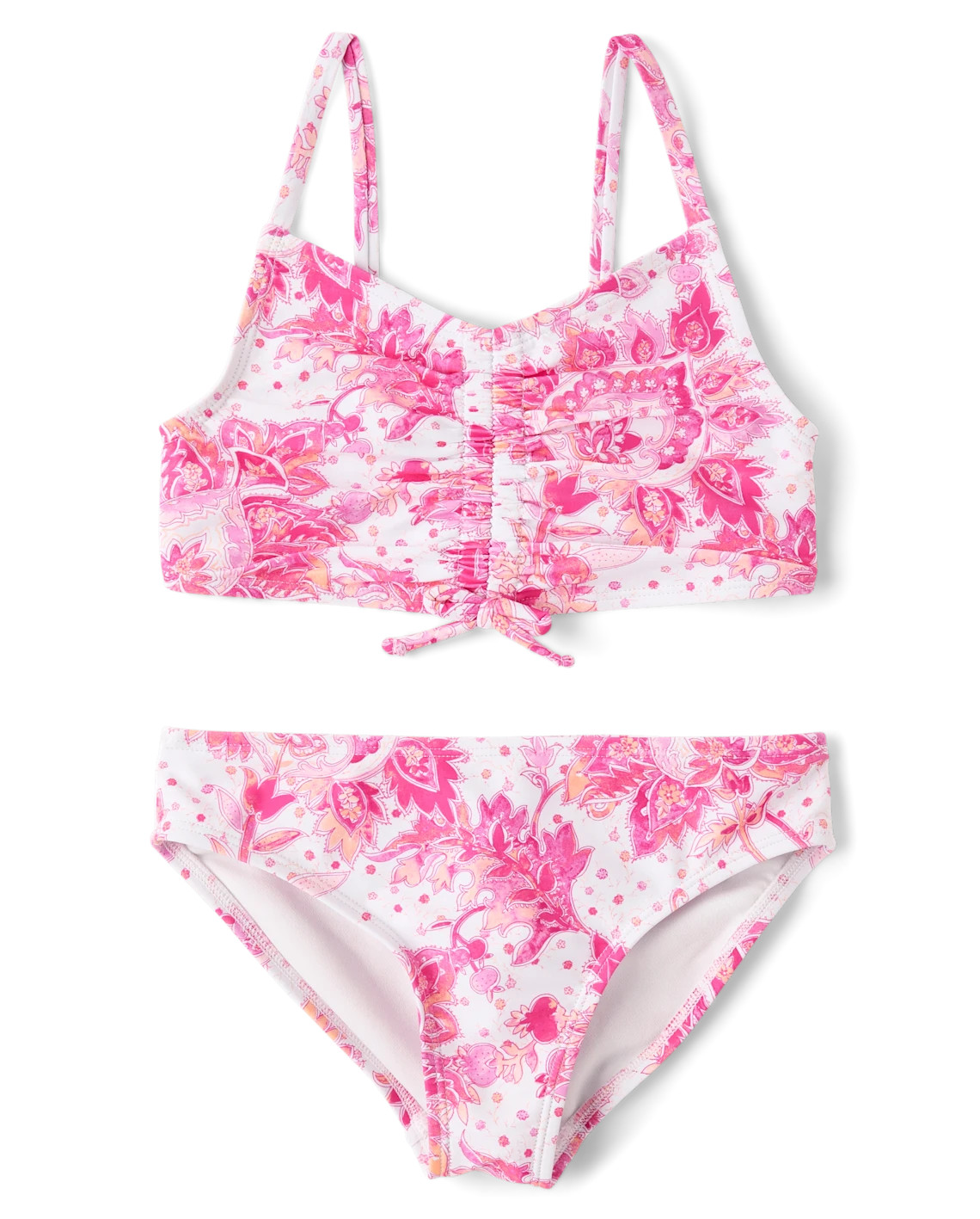 Girls Paisley Bikini Swimsuit - pink | The Children's Place