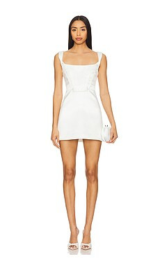 MAJORELLE Giselle Mini Dress in Ivory from Revolve.com | Revolve Clothing (Global)