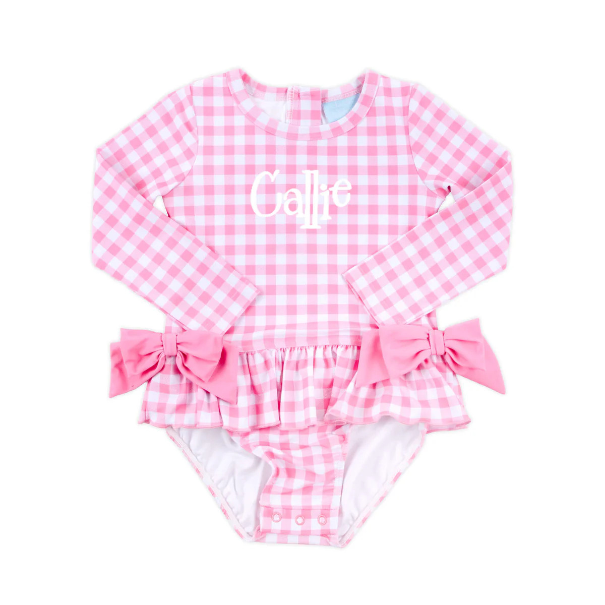 Capri Pink Rash Guard Swimsuit | Classic Whimsy