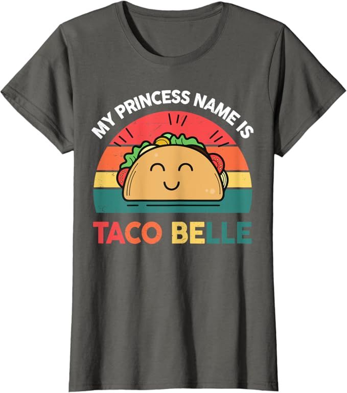 Cinco De Mayo Shirt Taco Belle Mexican Funny Women Girl Kids T-Shirt | Amazon (US)