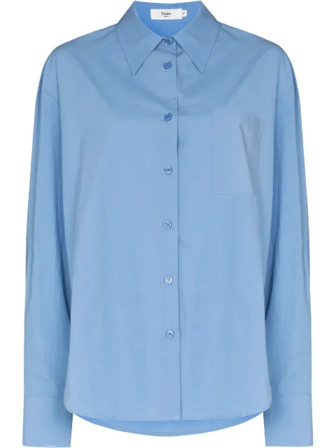 Frankie Shop Lui Oversized Shirt - Farfetch | Farfetch Global