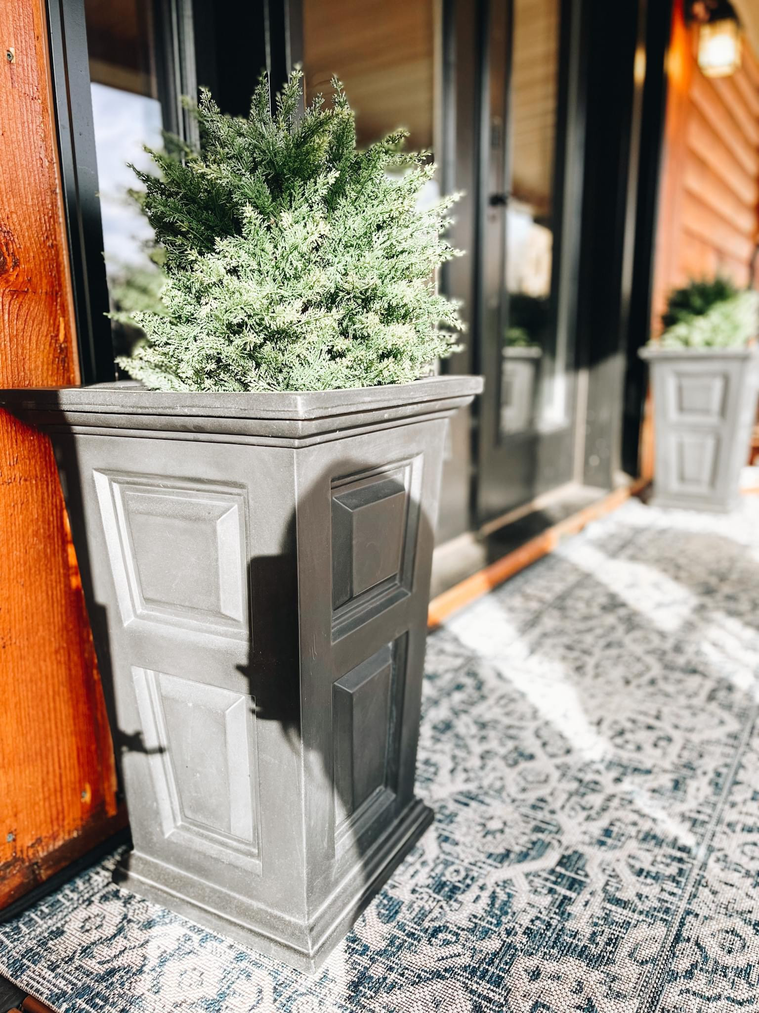 So pretty for all year around outdoors! 
Fashionablylatemom 
Planter 
Plant
Amazon finds 

#LTKhome