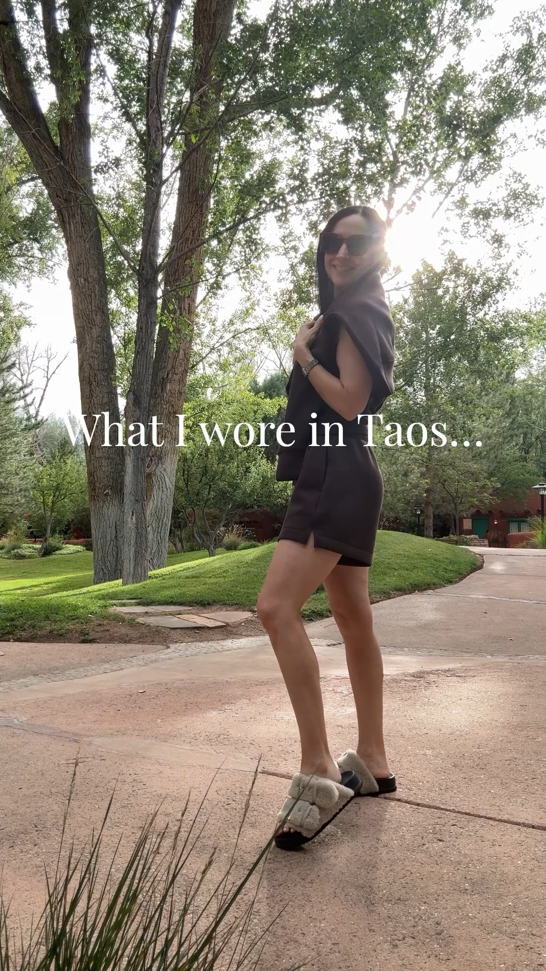 Hiking, travel, ranch, and lunch/dinner out!! What I packed for taos🩵

#LTKTravel #LTKActive #LTKOver40