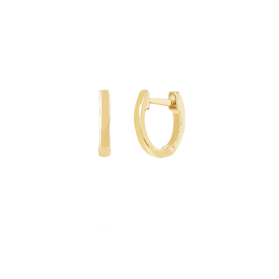 Gold Mini Huggie Earring | EF Collection