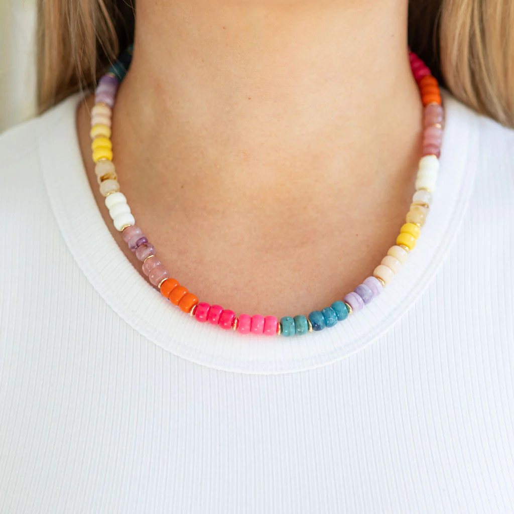 Colorful Staple Necklace | Erin McDermott Jewelry