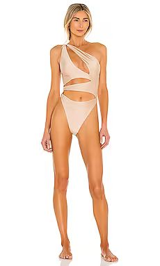 Michael Costello x REVOLVE Kailo One Piece in Nude from Revolve.com | Revolve Clothing (Global)