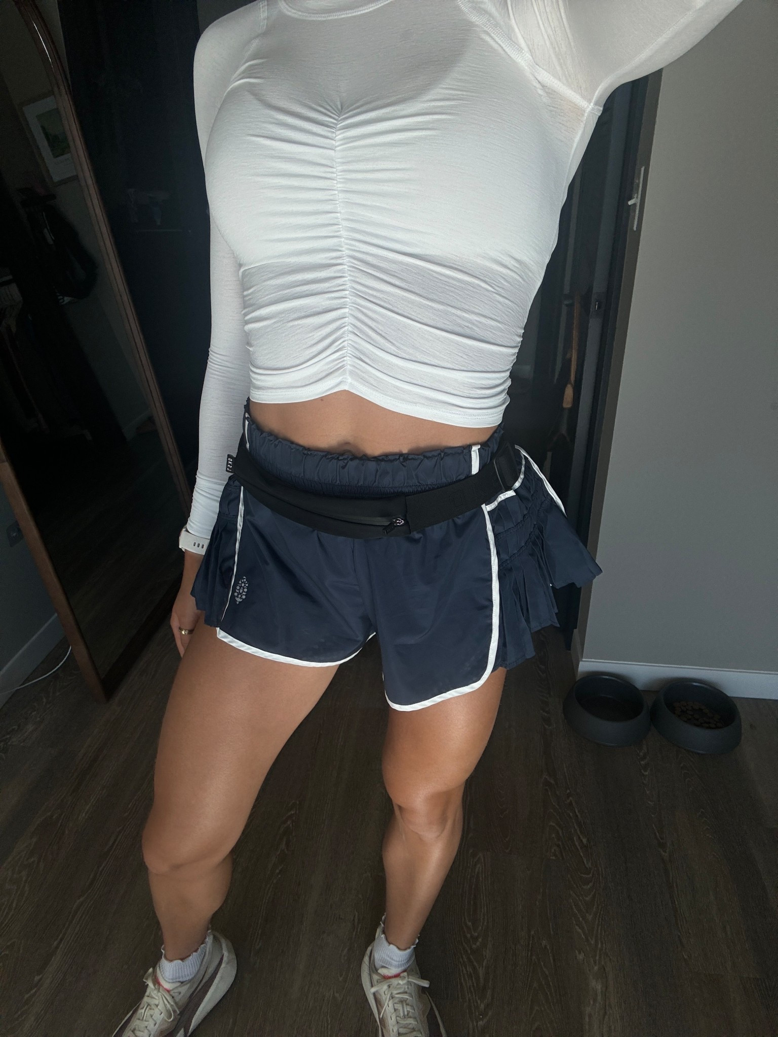 sized down in the top & shorts 

#LTKStyleTip #LTKSeasonal #LTKActive