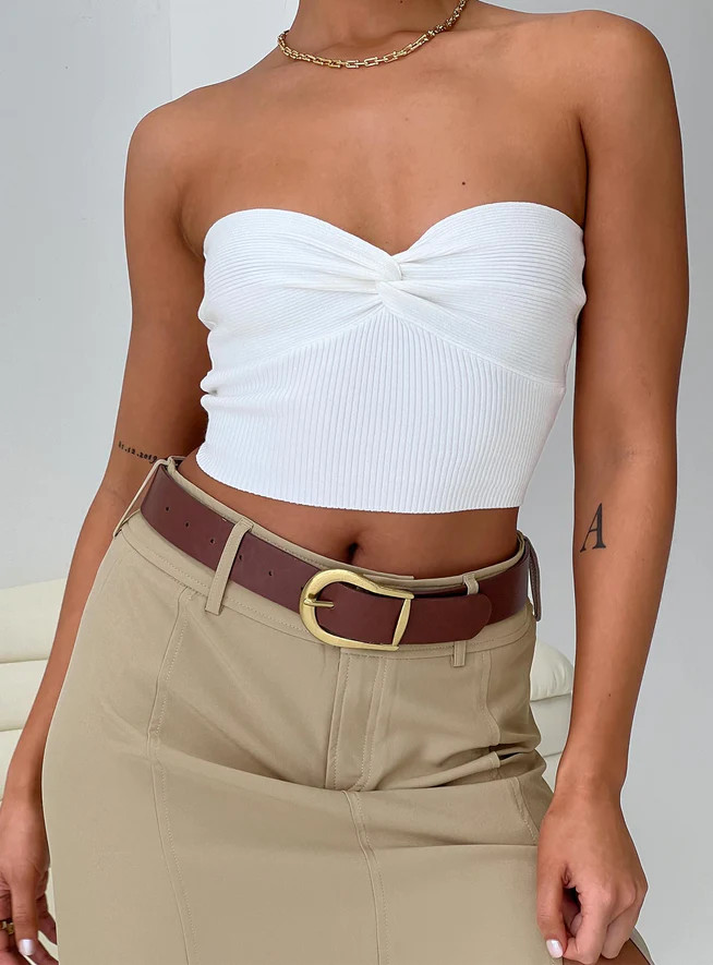 Breslin Belt Brown | Princess Polly US