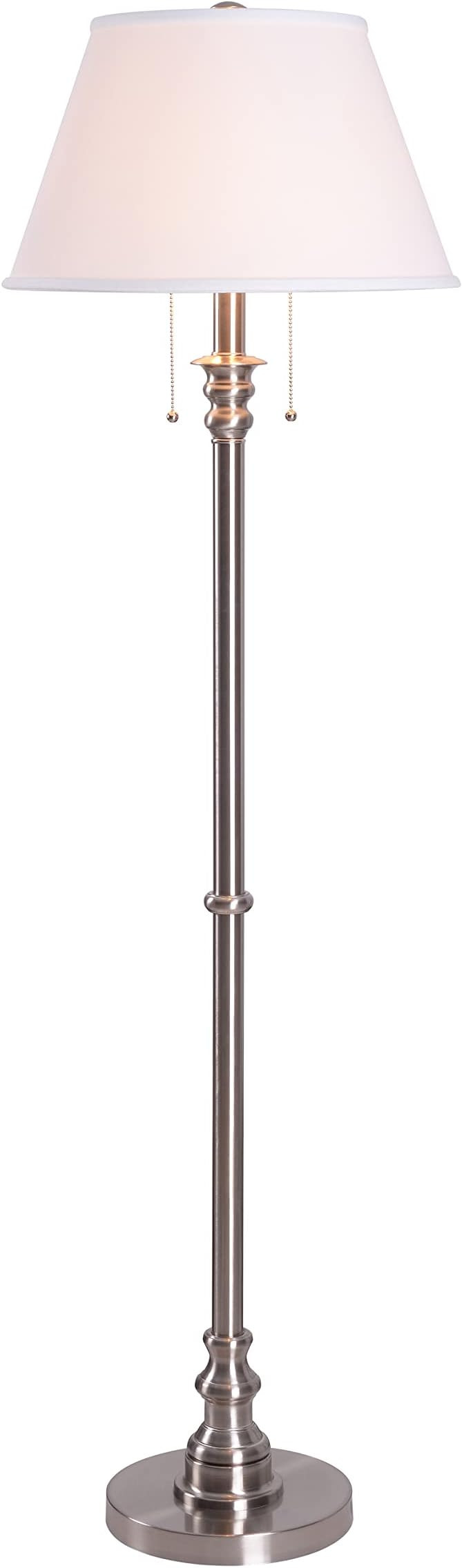 Kenroy Home Spyglass Floor Lamp, Brushed Steel | Amazon (US)