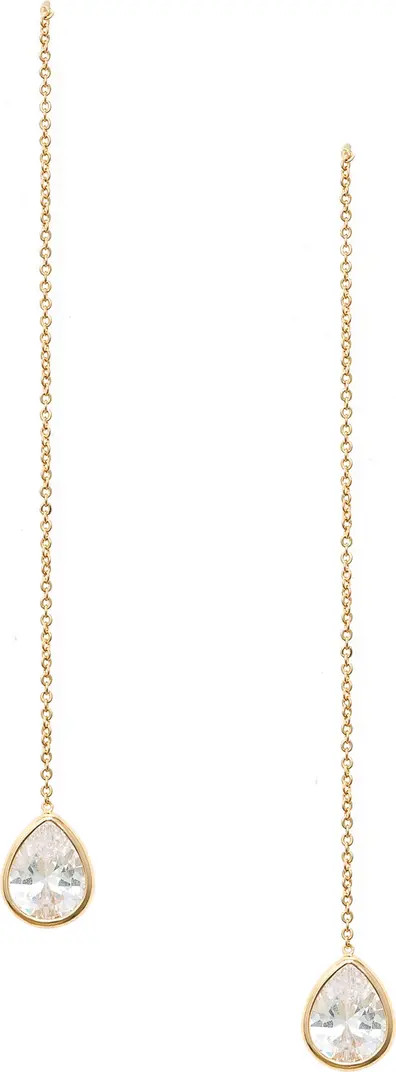 Ettika Crystal Teardrop Linear Drop Earrings | Nordstrom | Nordstrom