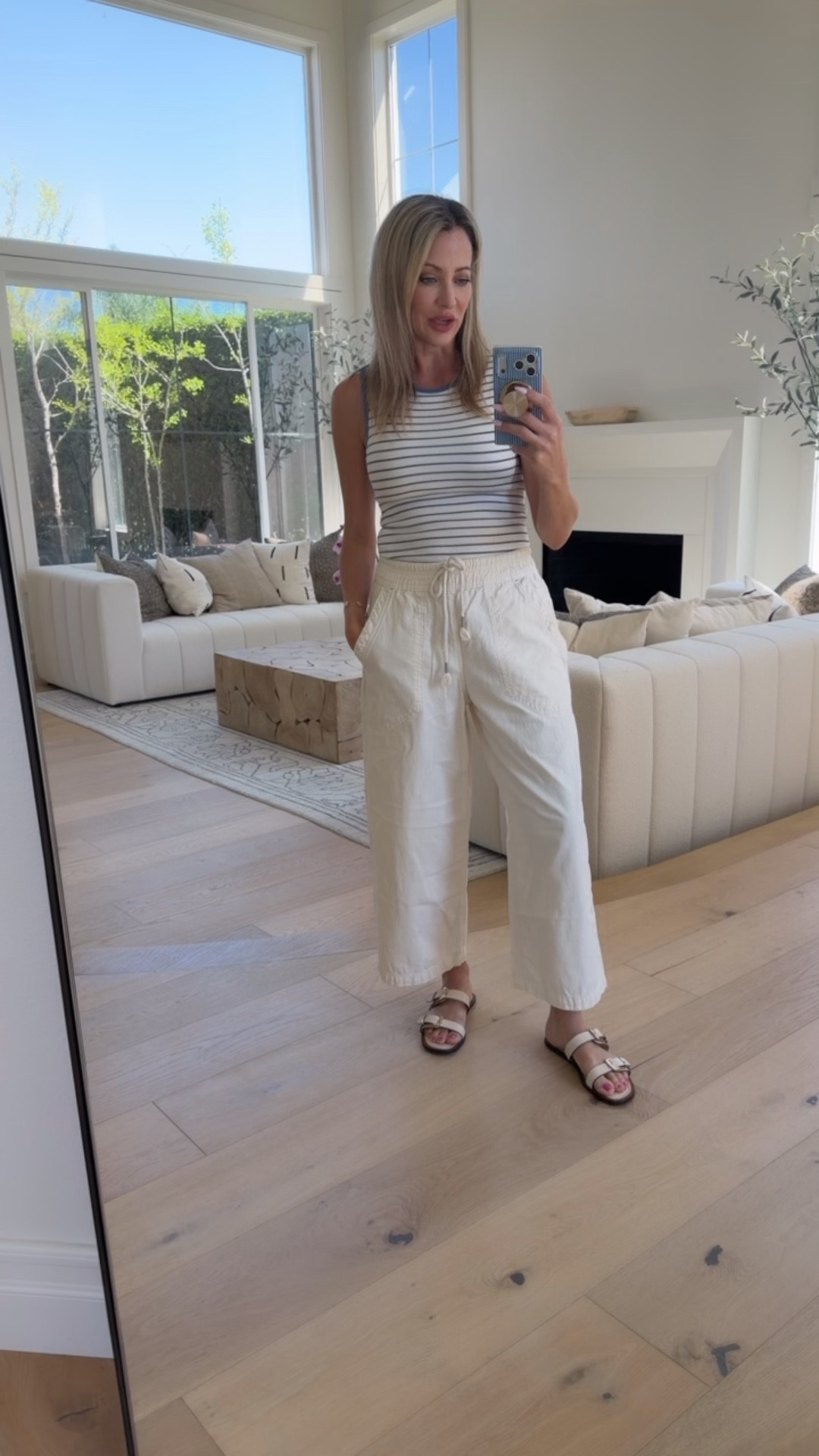cropped white leg denim pull on pants for spring summer. I am in a size small. So many different denim washes. Under $100. Super comfortable! Coastal beachy vacation vibes

#LTKSeasonal #LTKootd #LTKTravel