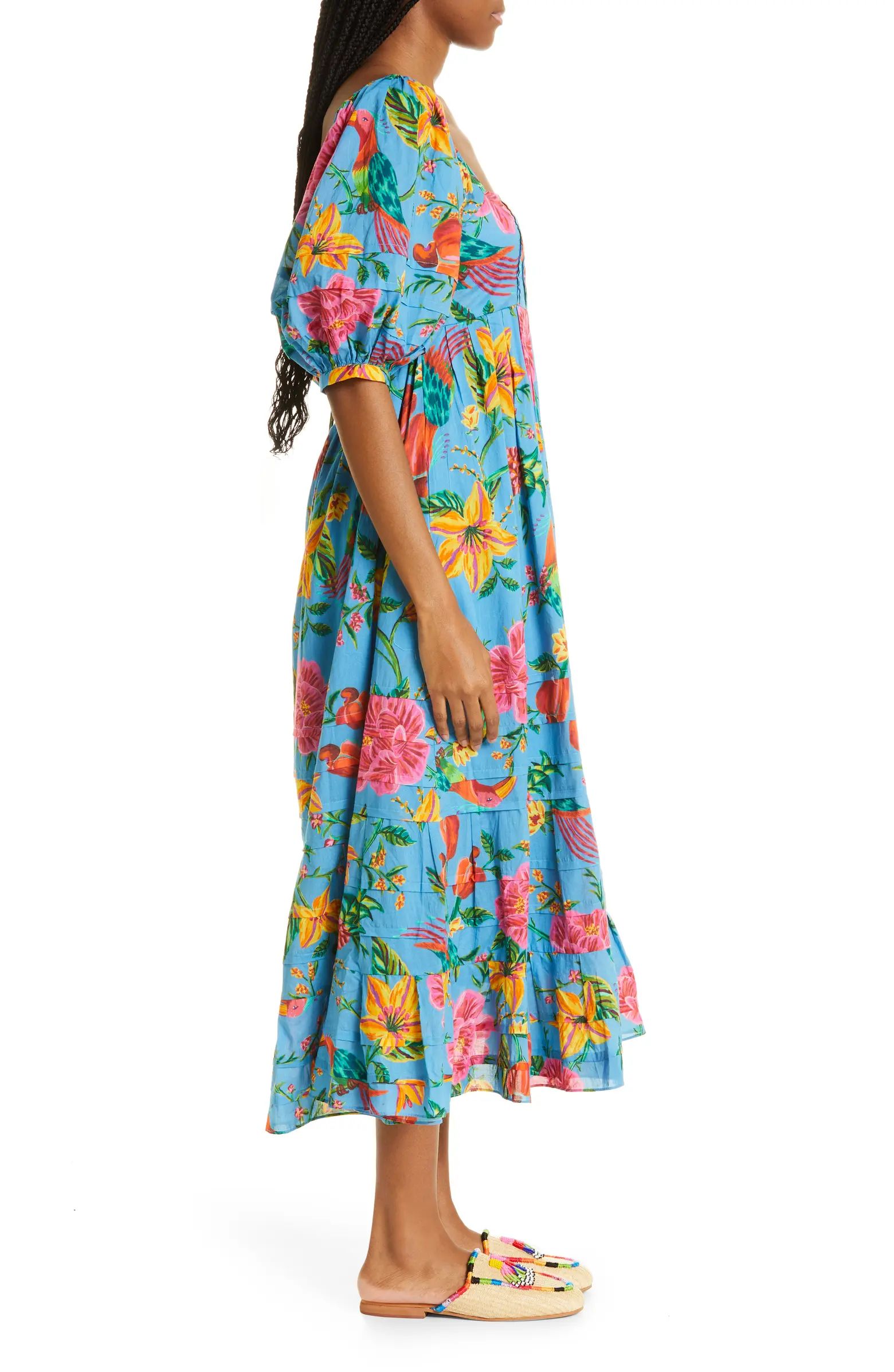 Toucans Garden Midi Dress | Nordstrom