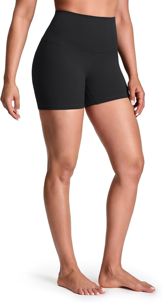 HeyNuts Pro Biker Shorts 4''/ 6'', Medium Plus Support, High Waisted Tummy Control Workout Shorts | Amazon (US)